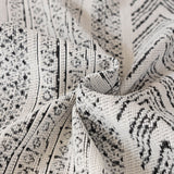 Decorative Slipcover for Pets, Kids, Boho Woven Couch Cover Throw Blanket with Tassel - Ornate Home
