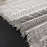 Decorative Slipcover for Pets, Kids, Boho Woven Couch Cover Throw Blanket with Tassel - Ornate Home