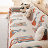 Decorative Throw Blankets for Couch Reversible Chenille Furniture Throw Covers for Sectional Sofa - Ornate Home