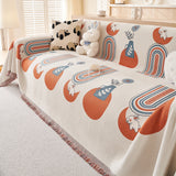 Decorative Throw Blankets for Couch Reversible Chenille Furniture Throw Covers for Sectional Sofa - Ornate Home