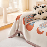 Decorative Throw Blankets for Couch Reversible Chenille Furniture Throw Covers for Sectional Sofa - Ornate Home