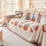 Decorative Throw Blankets for Couch Reversible Chenille Furniture Throw Covers for Sectional Sofa - Ornate Home