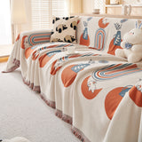 Decorative Throw Blankets for Couch Reversible Chenille Furniture Throw Covers for Sectional Sofa - Ornate Home