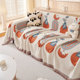 Decorative Throw Blankets for Couch Reversible Chenille Furniture Throw Covers for Sectional Sofa - Ornate Home