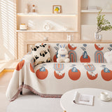 Decorative Throw Blankets for Couch Reversible Chenille Furniture Throw Covers for Sectional Sofa - Ornate Home
