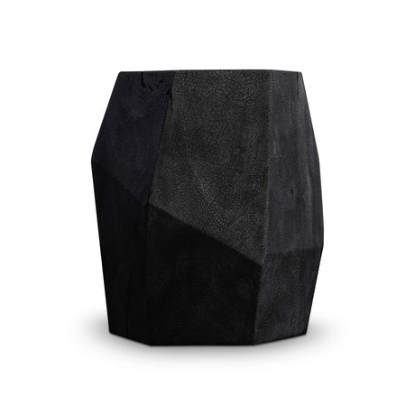 Dee Black Burn Accent Table - Ornate Home