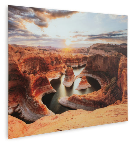 Deemsdon Blue/Amber Wall Art - Ornate Home