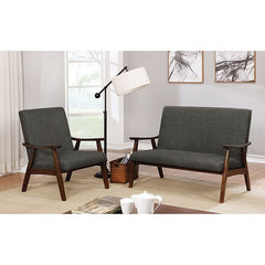 Deena Dark Gray Accent Chair - Ornate Home