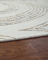 Deenbury Ivory/Green/Brown Large Rug - Ornate Home