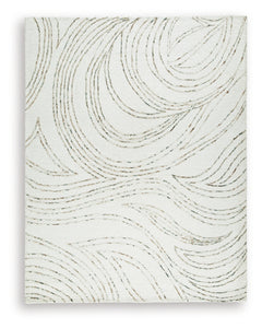 Deenbury Ivory/Green/Brown Large Rug - Ornate Home