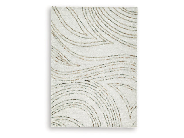 Deenbury Ivory/Green/Brown Medium Rug (Online Special Price) - Ornate Home