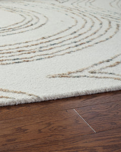 Deenbury Ivory/Green/Brown Medium Rug - Ornate Home