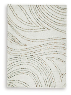 Deenbury Ivory/Green/Brown Medium Rug - Ornate Home
