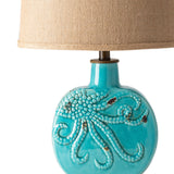 Deep Ocean Blue Table Lamp (Set of 2) - Ornate Home