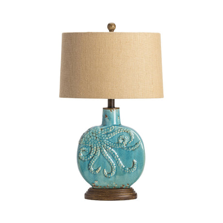 Deep Ocean Blue Table Lamp (Set of 2) - Ornate Home