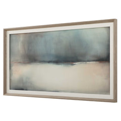 Deep Rains Woodtone Framed Abstract Print - Ornate Home