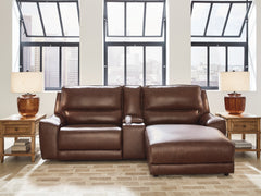 DeepWakes Canyon 3-Piece Power Reclining Sectional with Right Chaise - Ornate Home
