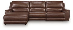 DeepWakes Canyon 3-Piece Reclining Sofa LAF Chaise - Ornate Home