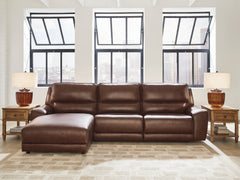 DeepWakes Canyon 3-Piece Reclining Sofa LAF Chaise - Ornate Home