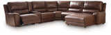 DeepWakes Canyon 6-Piece Power Reclining Sectional with Right Chaise (Online Special Price) - Ornate Home