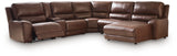 DeepWakes Canyon 6-Piece Power Reclining Sectional with Right Chaise - Ornate Home