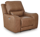 DeepWakes Caramel Power Recliner/ADJ Headrest (Online Special Price) - Ornate Home