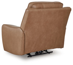 DeepWakes Caramel Power Recliner/ADJ Headrest - Ornate Home