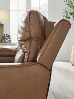 DeepWakes Caramel Power Reclining Loveseat/CON/ADJ HDRST - Ornate Home