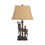 Deer Brown Table Lamp - Ornate Home