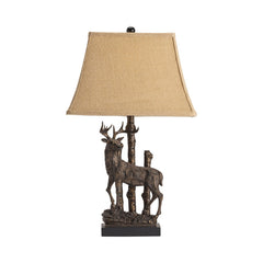 Deer Brown Table Lamp - Ornate Home
