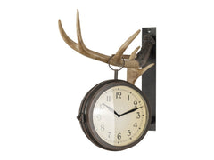 Deer Park Brown/Bronze Clock - Ornate Home