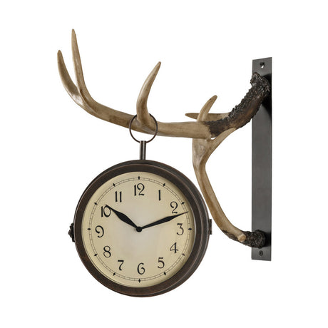 Deer Park Brown/Bronze Clock - Ornate Home