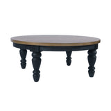 Deerfield Walnut 48 Round Cocktail Table - Ornate Home