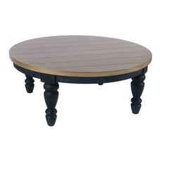 Deerfield Walnut 48 Round Cocktail Table - Ornate Home