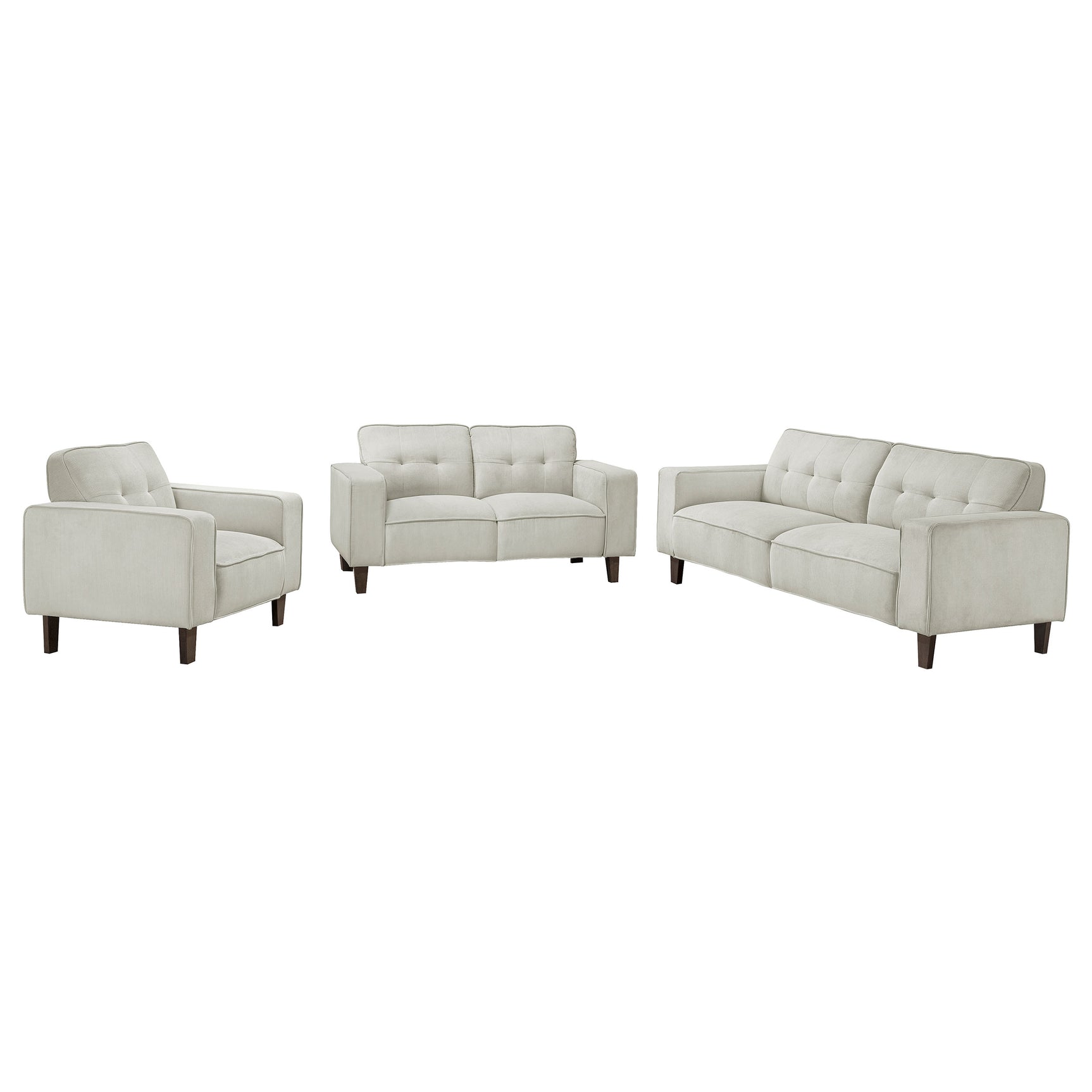 Deerhurst Greige Living Room Set - Ornate Home