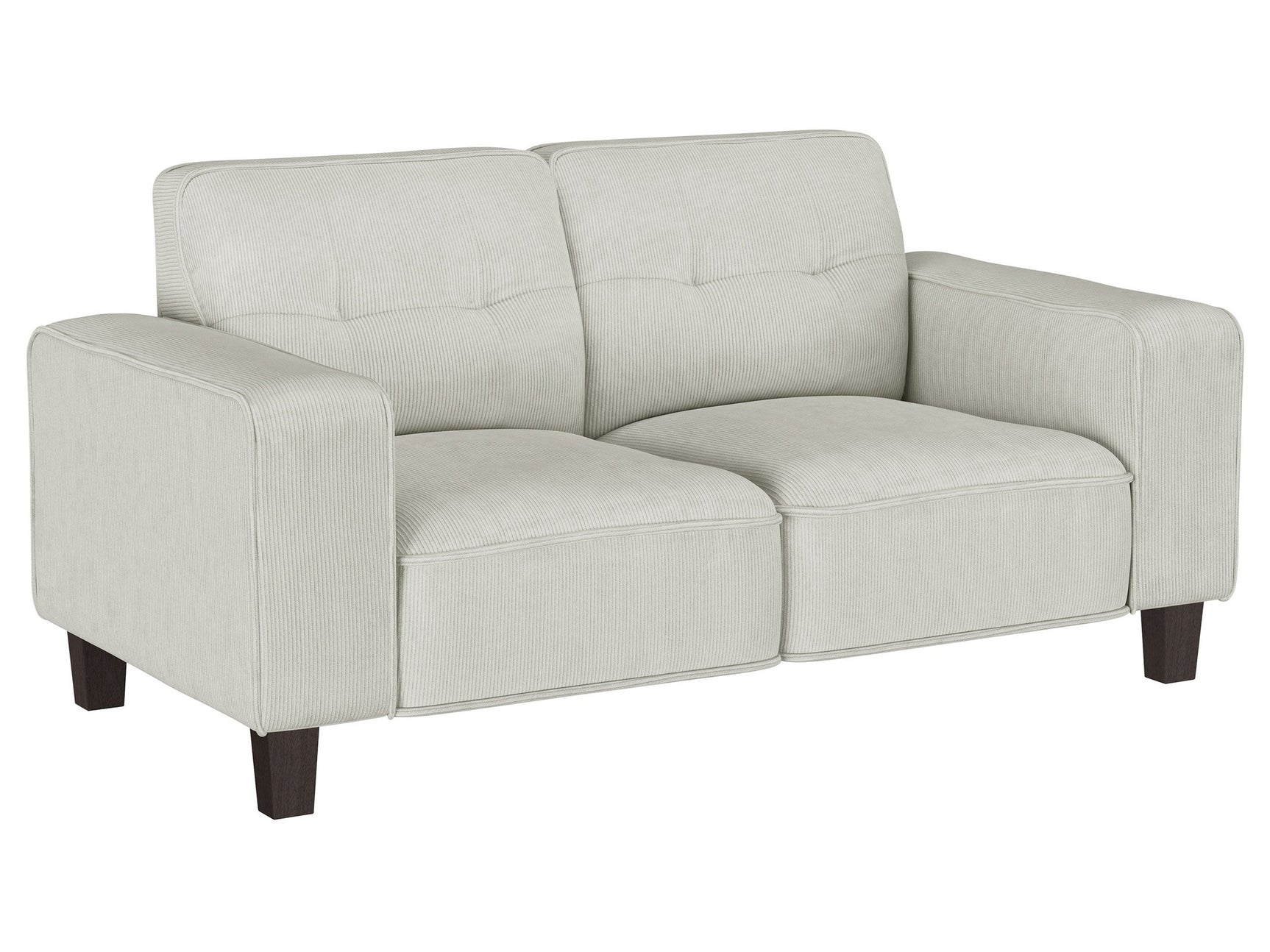 Deerhurst Greige Loveseat - Ornate Home