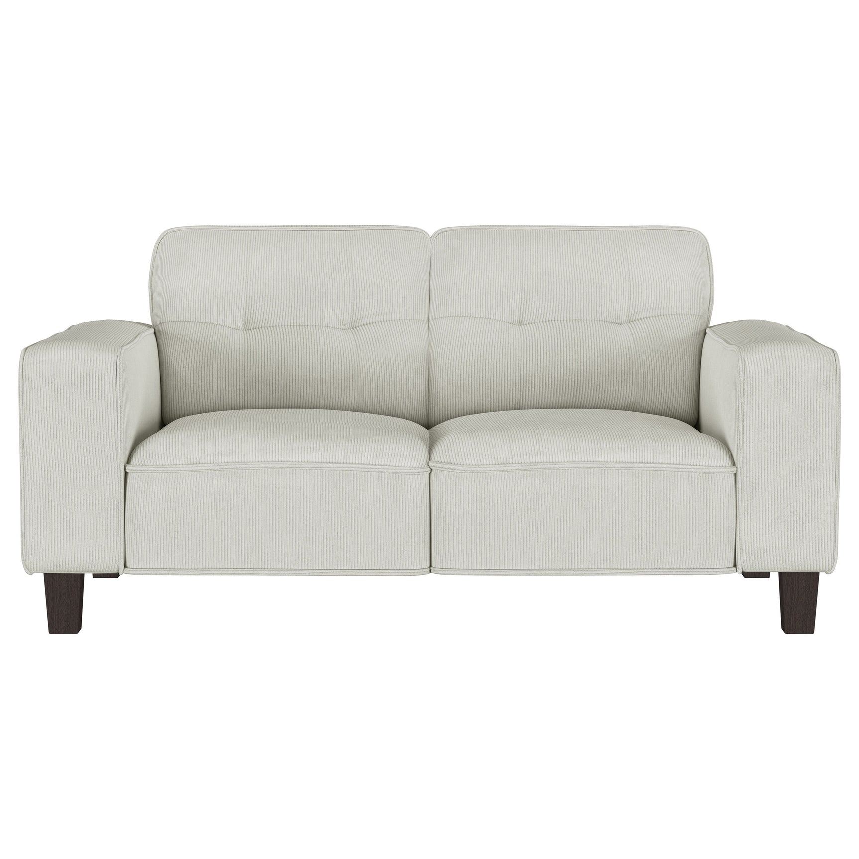 Deerhurst Greige Loveseat - Ornate Home