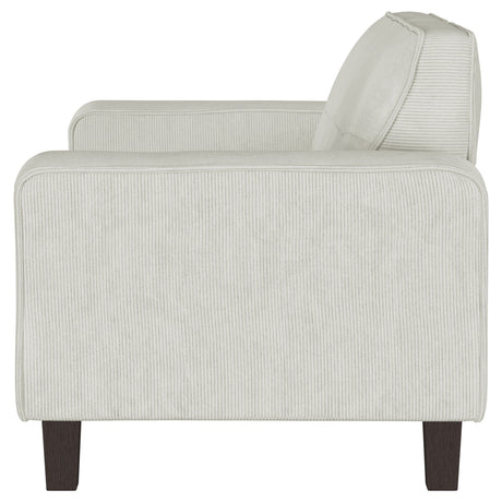Deerhurst Greige Loveseat - Ornate Home