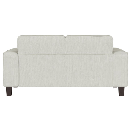 Deerhurst Greige Loveseat - Ornate Home