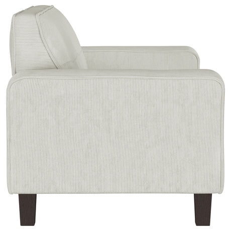 Deerhurst Greige Loveseat - Ornate Home