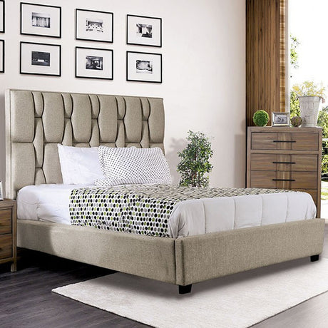 Deirdre Beige Twin Bed - Ornate Home