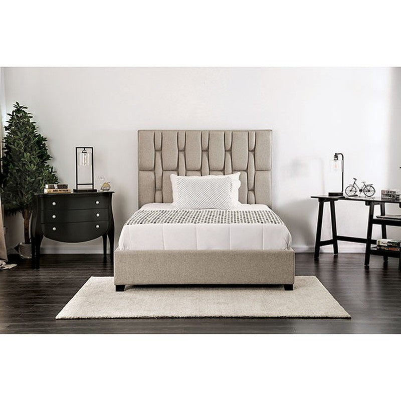 Deirdre Beige Twin Bed - Ornate Home