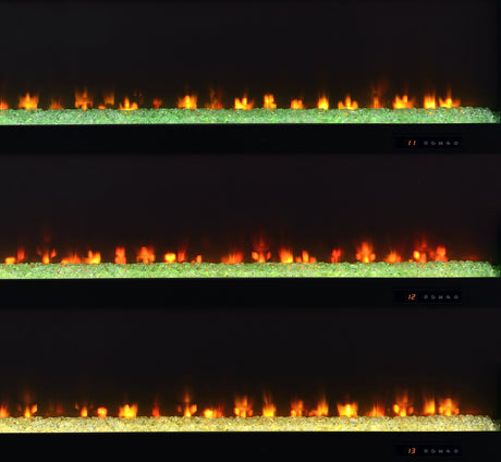 Deiter Black 79-inch TV Stand Fireplace Media Console - Ornate Home