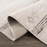 Deja Cream & Charcoal Area Rug - Clearance - Ornate Home