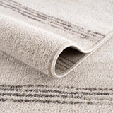 Deja Cream & Charcoal Area Rug - Clearance - Ornate Home