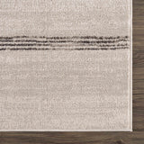 Deja Cream & Charcoal Area Rug - Clearance - Ornate Home