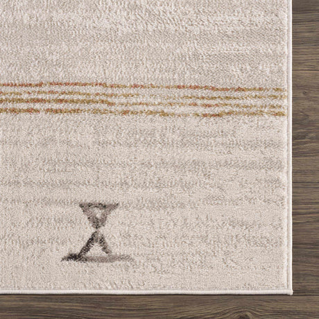 Deja Cream & Gold Area Rug - Clearance - Ornate Home