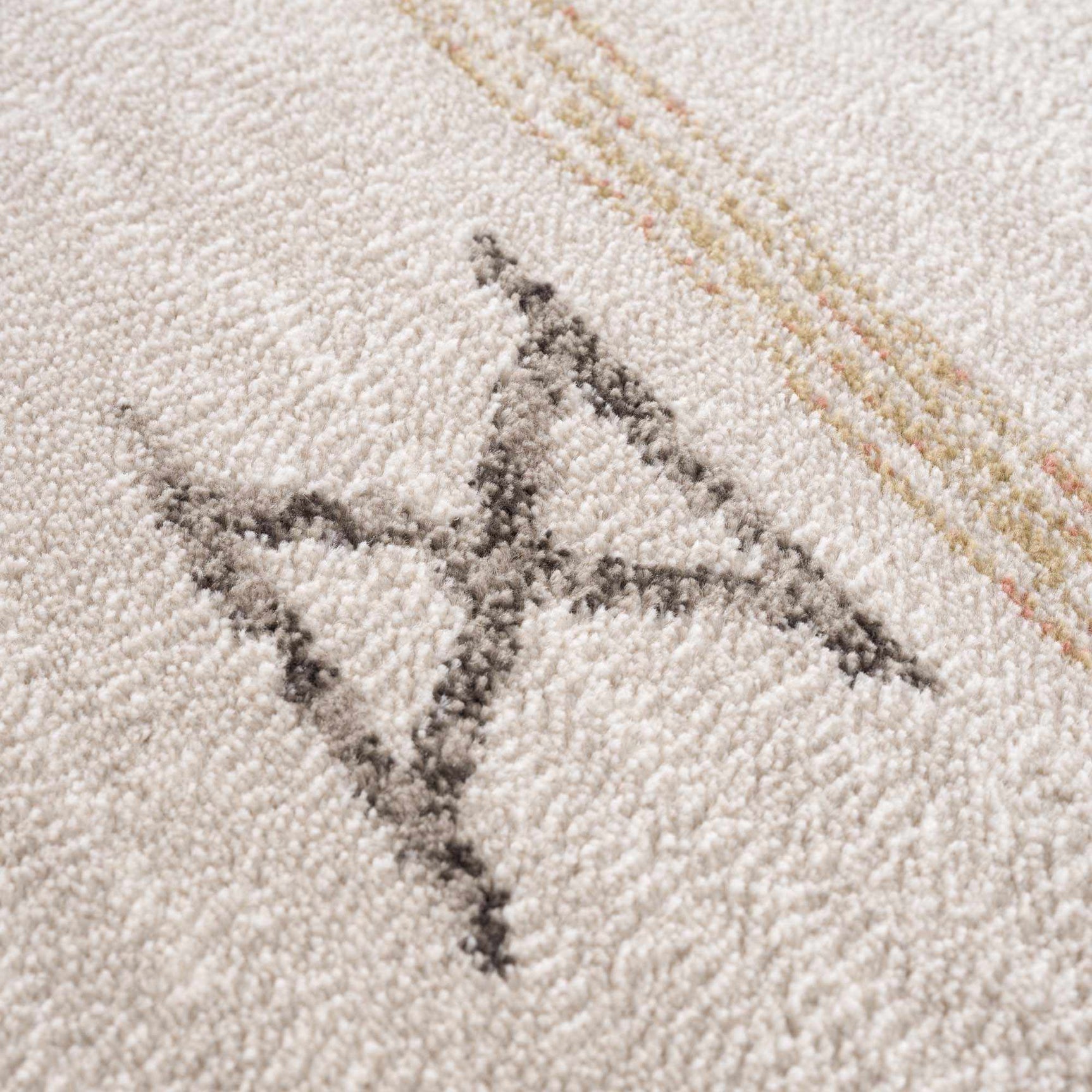 Deja Cream & Gold Area Rug - Clearance - Ornate Home