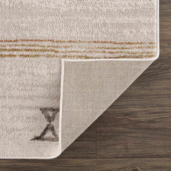Deja Cream & Gold Area Rug - Clearance - Ornate Home