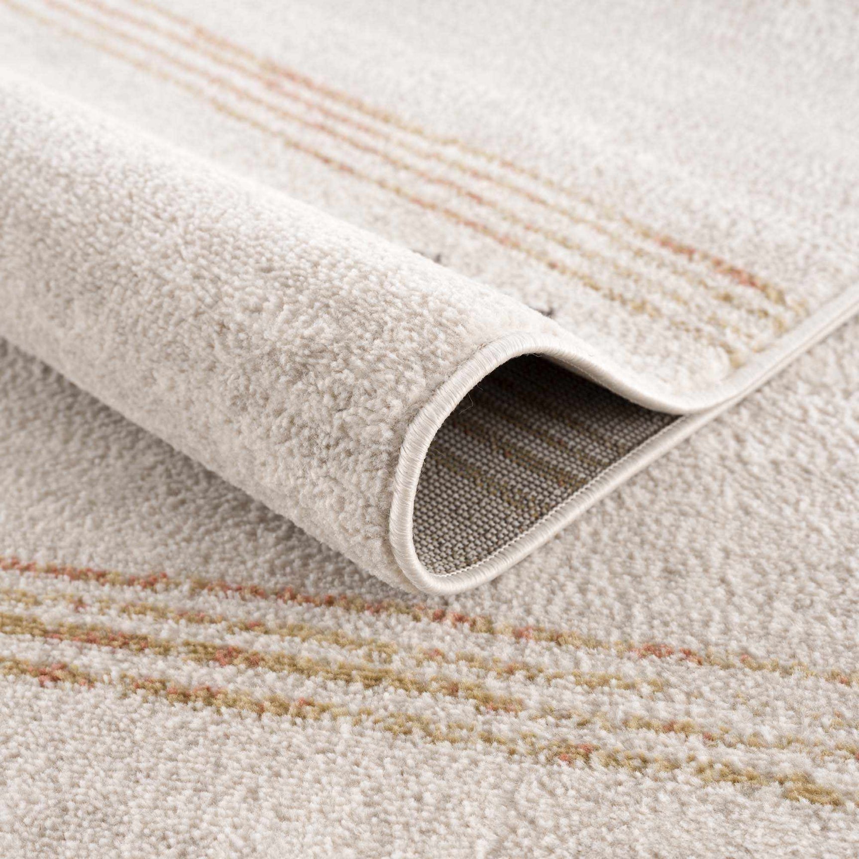 Deja Cream & Gold Area Rug - Clearance - Ornate Home